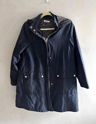 Cath kidston navy hooded zip - cath,