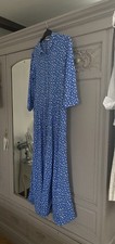 Zara Blue Spot Summer Dress