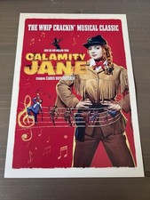 CALAMITY JANE 2025 UK Tour Theatre Flyer Handbill Carrie Hope Fletcher