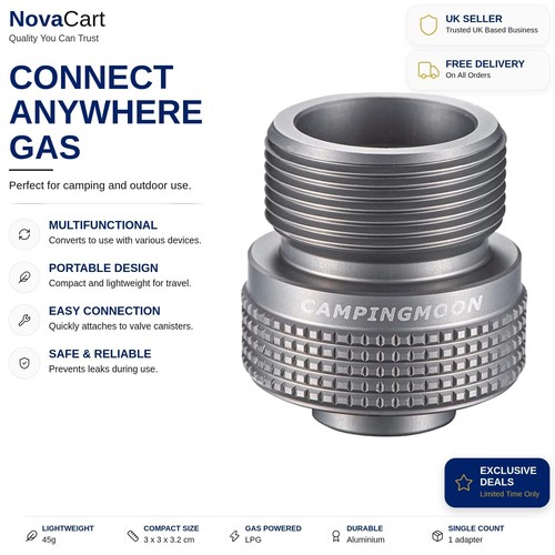Gas adapter en417 valve to - adapter,