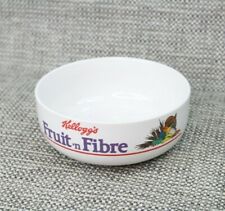 Kelloggs Vintage Retro Cereal Bowl Fruit n Fibre Ceramic Kitchen Dish 300ml 1987