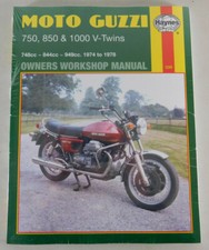 Repair manual moto guzzi 750 - manual,