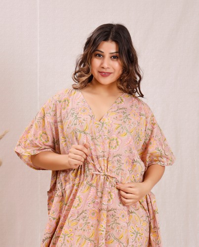 Indian cotton kaftan - cotton, free