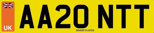 Aaron number plate aa20 ntt - aaron,