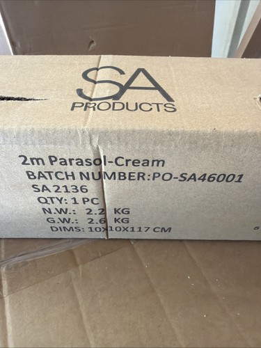 Metre cream wind parasol - metre,