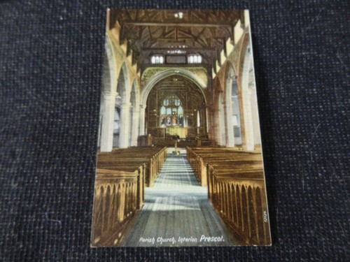 Parish church interior prescot - church,