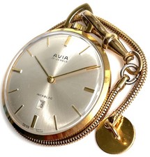Avia Incabloc Date Gold Plated