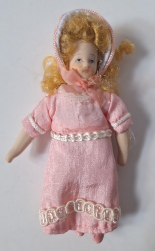 Miniature dolls house girl - dolls,