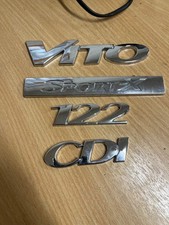 mercedes sport vito badges
