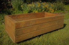Garden Planter Wooden Trough