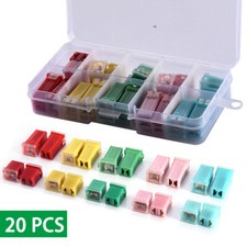 Fuses Pack Kit 20A 30A 40A 50A 60A Car Auto Van Mini Square Assortment Fuse x20