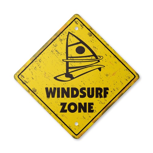 Windsurf vintage crossing sign - vintage,