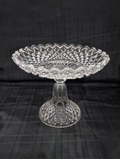 Crystal Cake Stand 7.5" Tall
