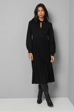 Wallis Black Knitted Dress Womens Casual Dresses
