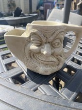 VINTAGE English Ware Lancaster Sandland LTD Hanley Shaving Mug “before & after”