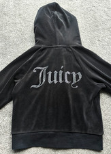 Juicy Couture Black Velour Y2K