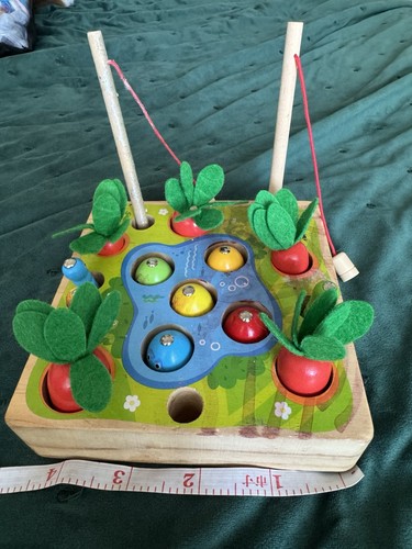 Wooden magnetic fishing - fishing, and
