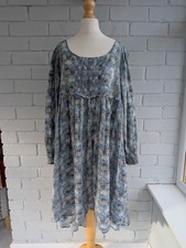 Ewa I Walla blue smock dress