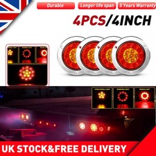 4x 4" Round 16LED Sealed Truck