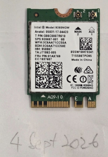 Intel 9260ngw wifi - intel,