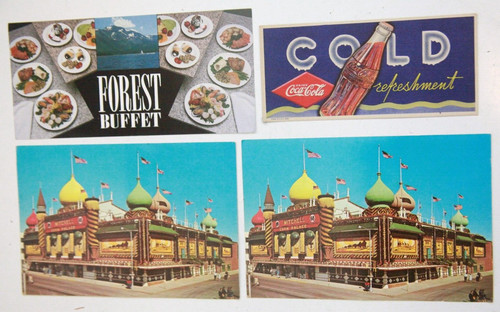 Lot vintage postcards - lot,