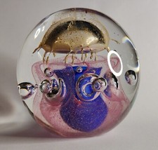 Large Glass Paperweight, Clear