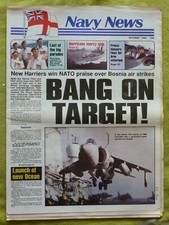 NAVY NEWS / OCT 1995 / HMS BRAVE F94 / BRAVE WARRIOR