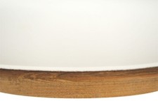 Round table protector cream - round,