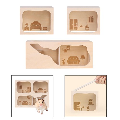 Hamster house hide supplies - house,