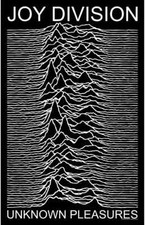 Joy Division Unknown Pleasures  large fabric poster / flag  1100mm x 750mm