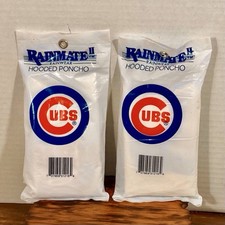 Rainmate II Rainwear Chicago Cubs Hooded Ponchos 2 New Package One Size Fits All