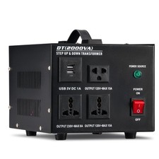 CREWORKS 2000W Voltage Converter, 220-240 Volts