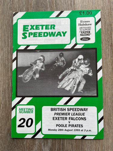 Essex speedway programme 28th - speedway,
