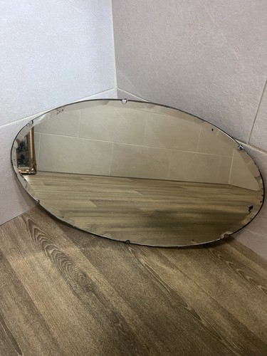 Vintage mirror bevelled - bevelled, edge