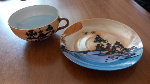 Japanese egg shell porcelain - shell,