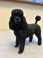 Vintage Black Poodle Figurine