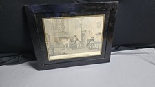 antique Mezzotint Engraving Picture