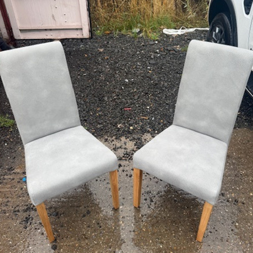Pair grey faux leather - grey,