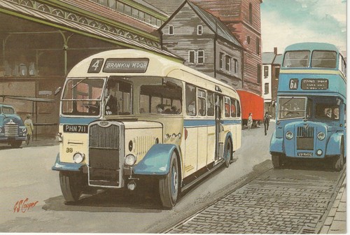 Darlington single deck guy bus - single,