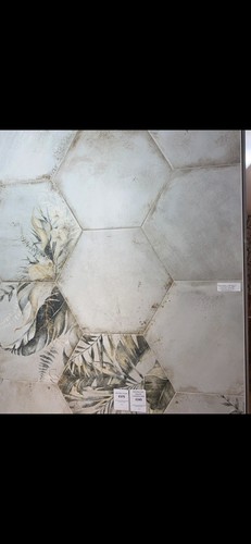 Large greyish colour - colour, hexagon