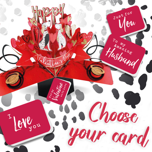 Two dalmatians pop happy - dalmatians,