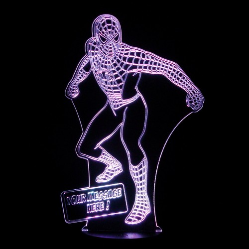Personalised spiderman led - personalised,