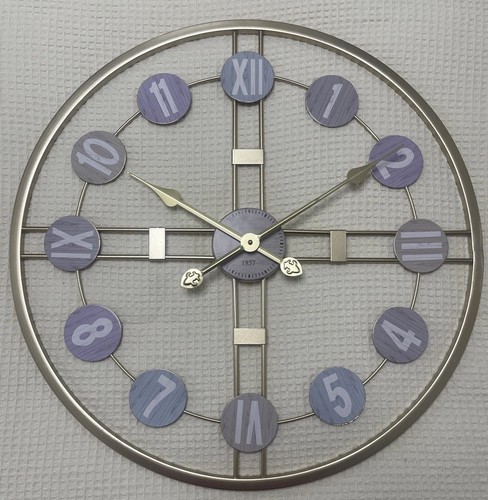 Silent large 60cm wall clock - silent,