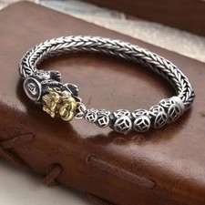 Mens Dragon Bracelet Chain