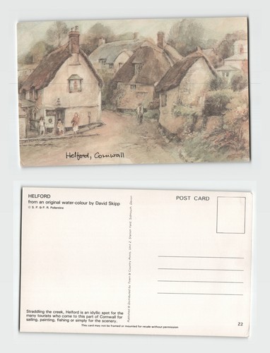 Postcard helford cornwall - helford,,