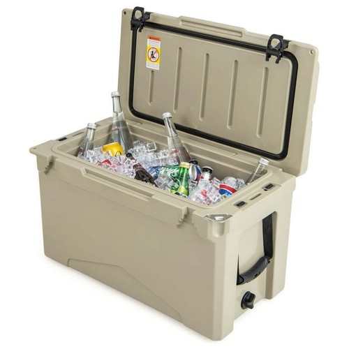 Tan rotomolded cooler - tan,