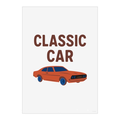 Classic car design with a - car,