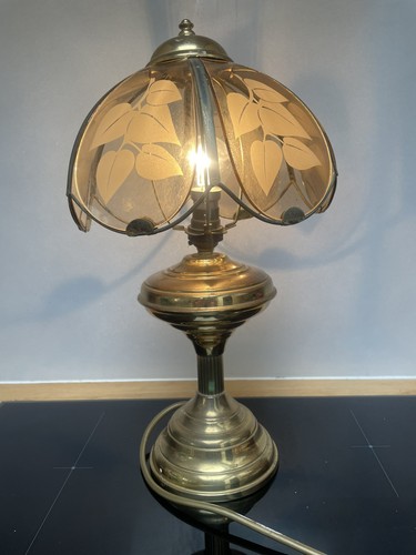 Vintage brass table lamp base - vintage,