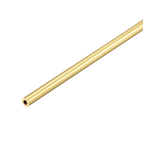 Brass round tube 300mm length - round,