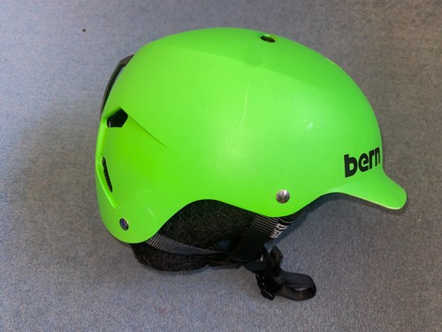 Bern lime green ski helmet - green,